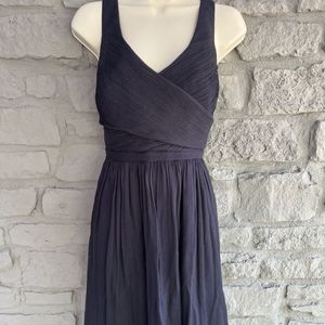 J. CREW | Navy blue chiffon dress, size 6